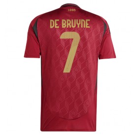 Belgien Kevin De Bruyne #7 Heimtrikot EM 2024 Kurzarm